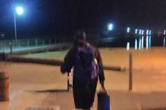 5:30am: on our way to 8hr swim in Port Philipp during “Cold Camp”. Water temp: 15.5C. Air temp: 7C ﻿