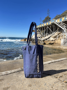 Small Tote Bag - Blue